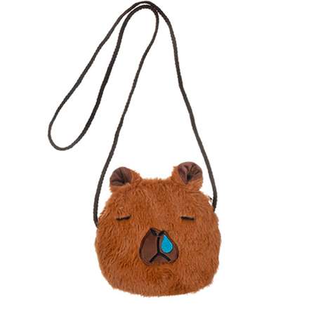 Сумочка пушистая Mazari Capybara 15*14см