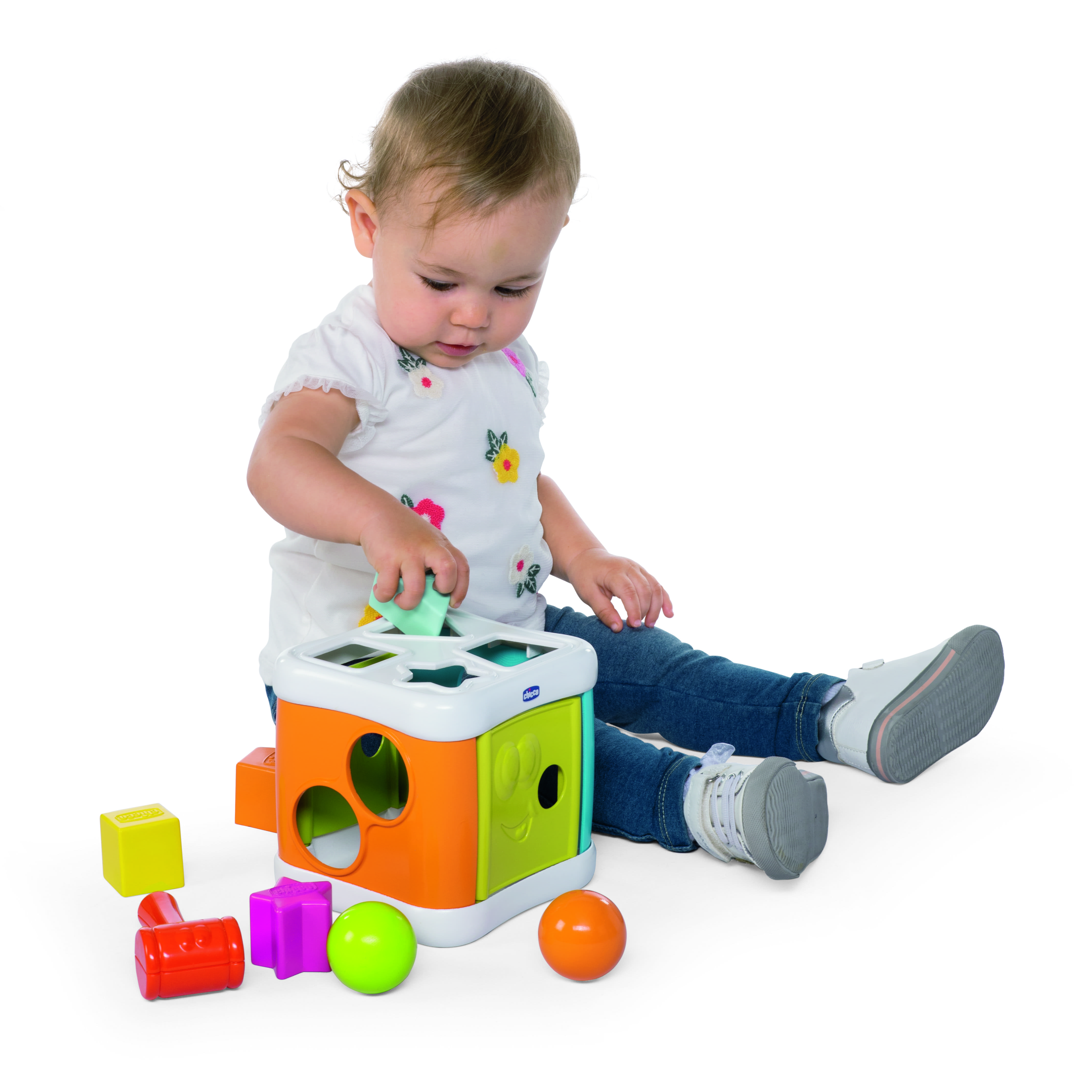 Игрушка Chicco сортер Кубик - фото 9