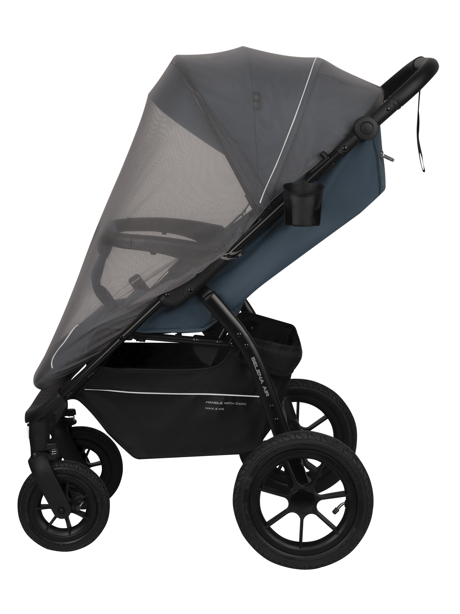 Коляска прогулочная JOVOLA Selena Air new синий - фото 12