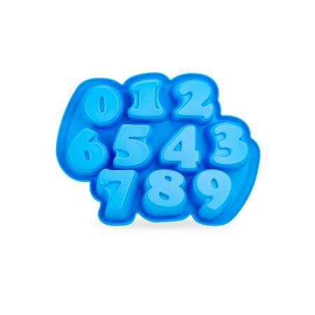Форма для выпечки фигурная 10 ячеек PYREX Цифры