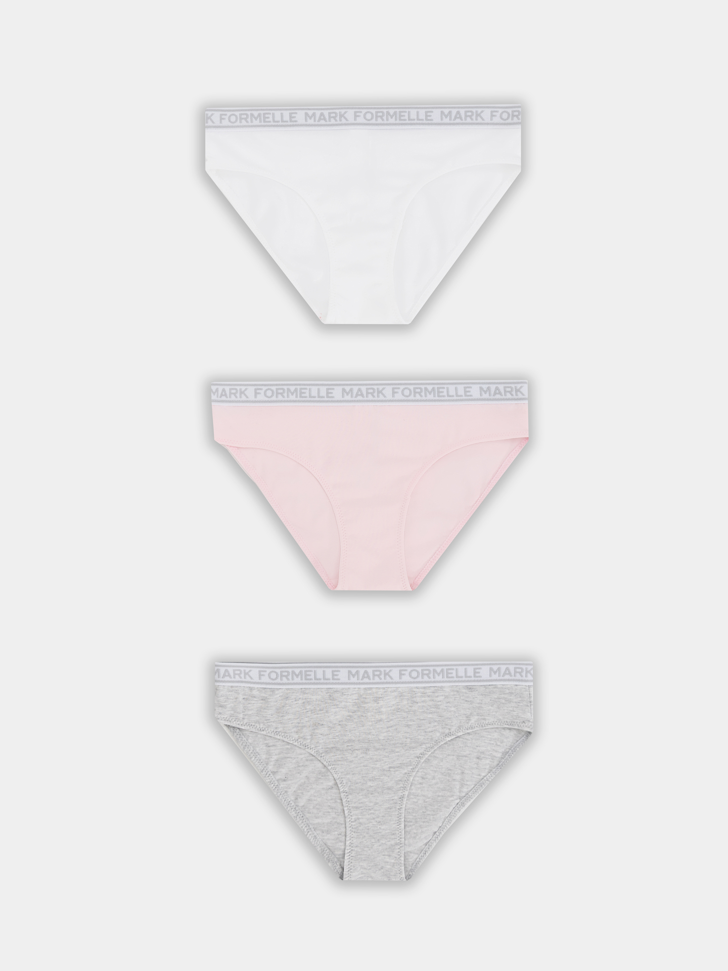 Изображение товара Детские хлопковые трусы для девочки набор 3 шт Mark Formelle