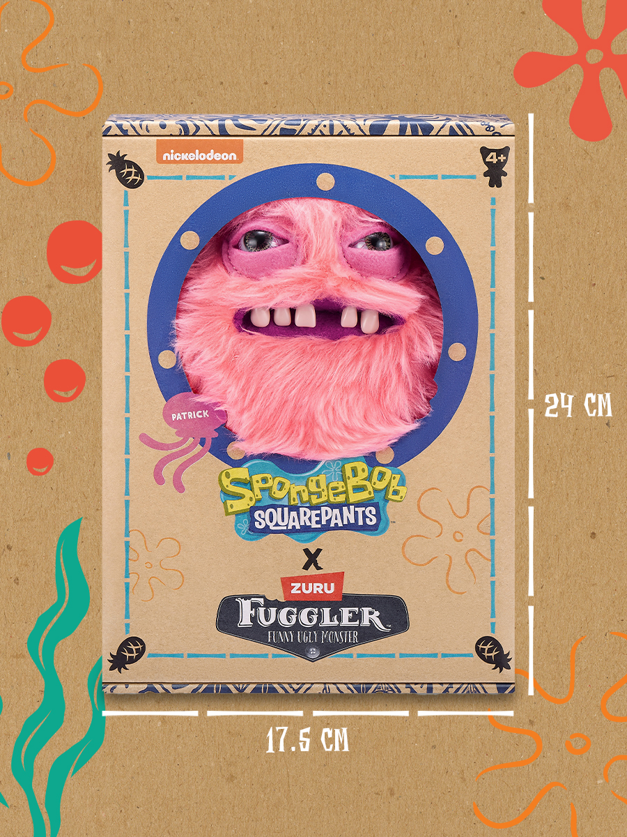 Мягкая игрушка Zuru FUGGLER Спанч Боб Патрик - фото 3