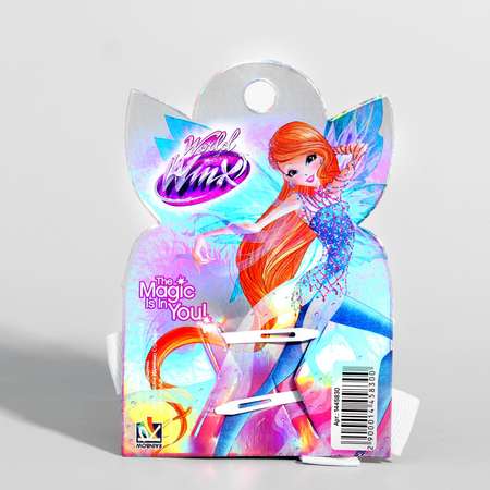 Набор зажимов WINX с цветком Феи 2 шт Winx