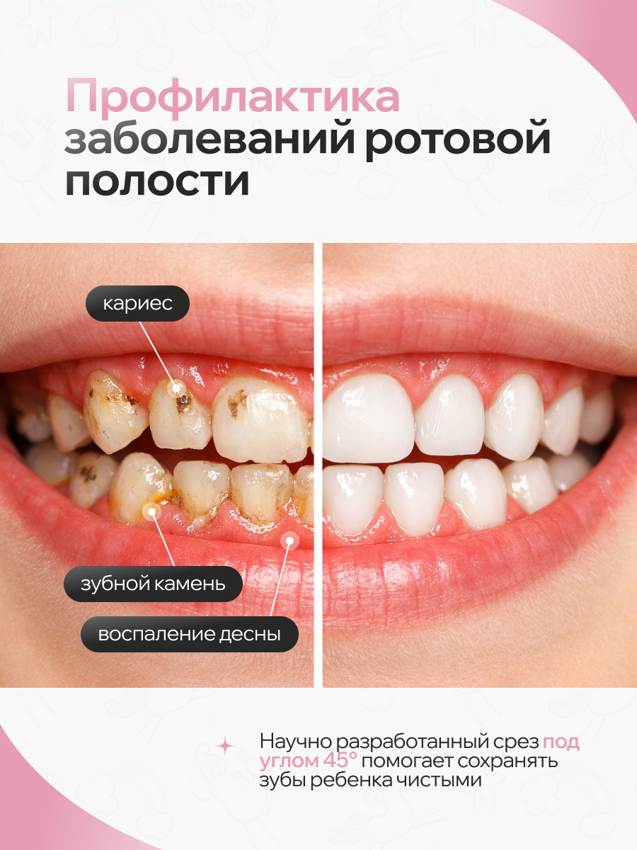Зубная щетка ультразвуковая BubblyBrush от 1 года 7 шт. - фото 10