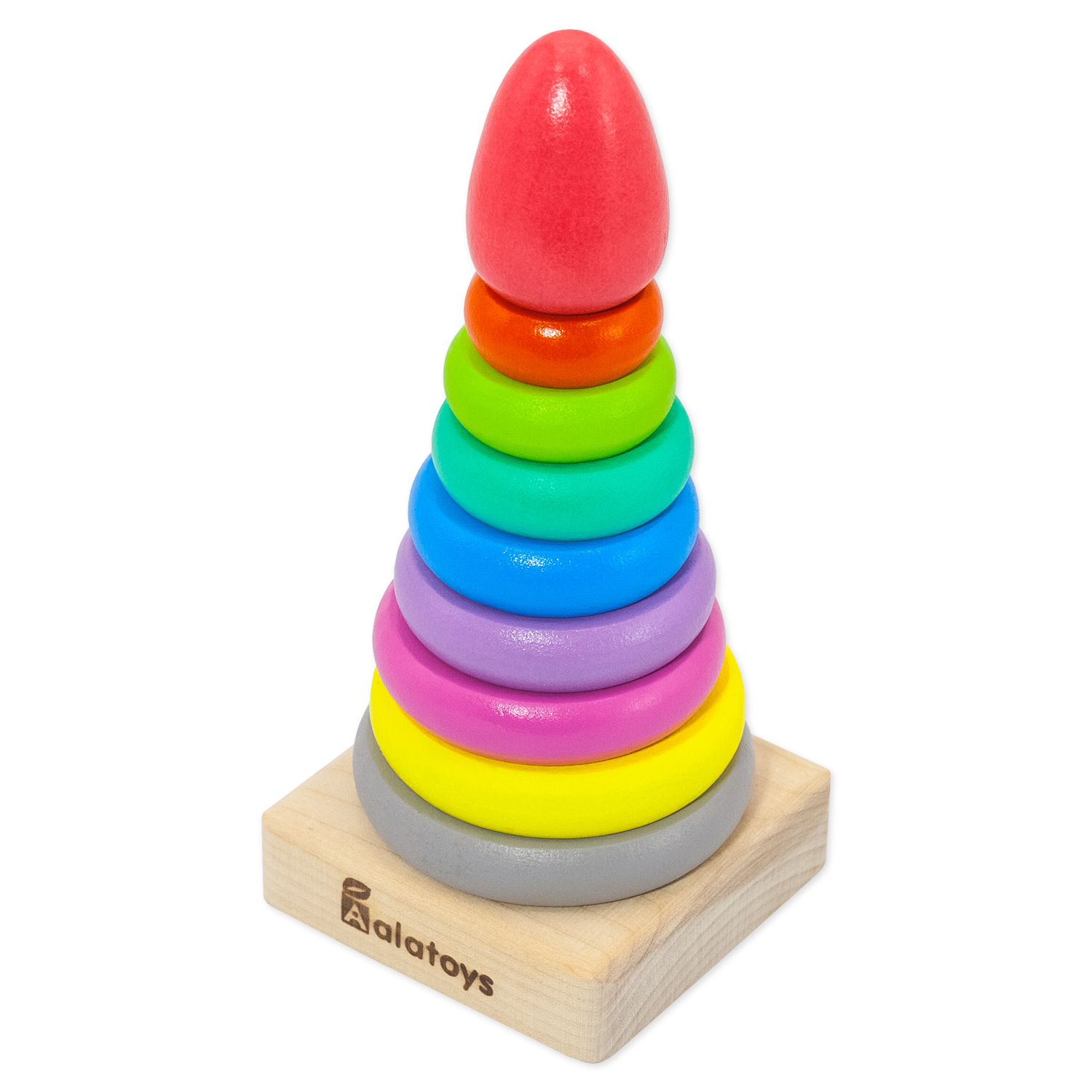 Игрушка Alatoys пирамидка - фото 16