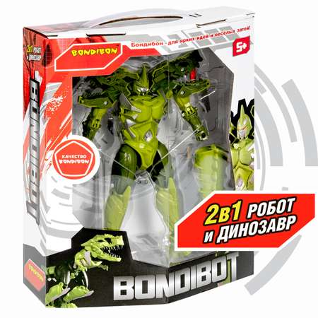 Фигурка Bondibon трансформер Робот Динозавр 2в1