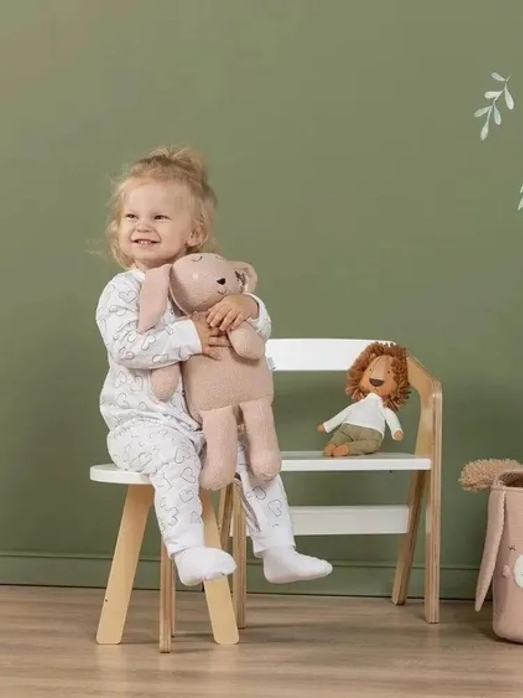 Мягкая игрушка askona kids зайка Rabbit (Рэбит) бежевый 40 см - фото 2