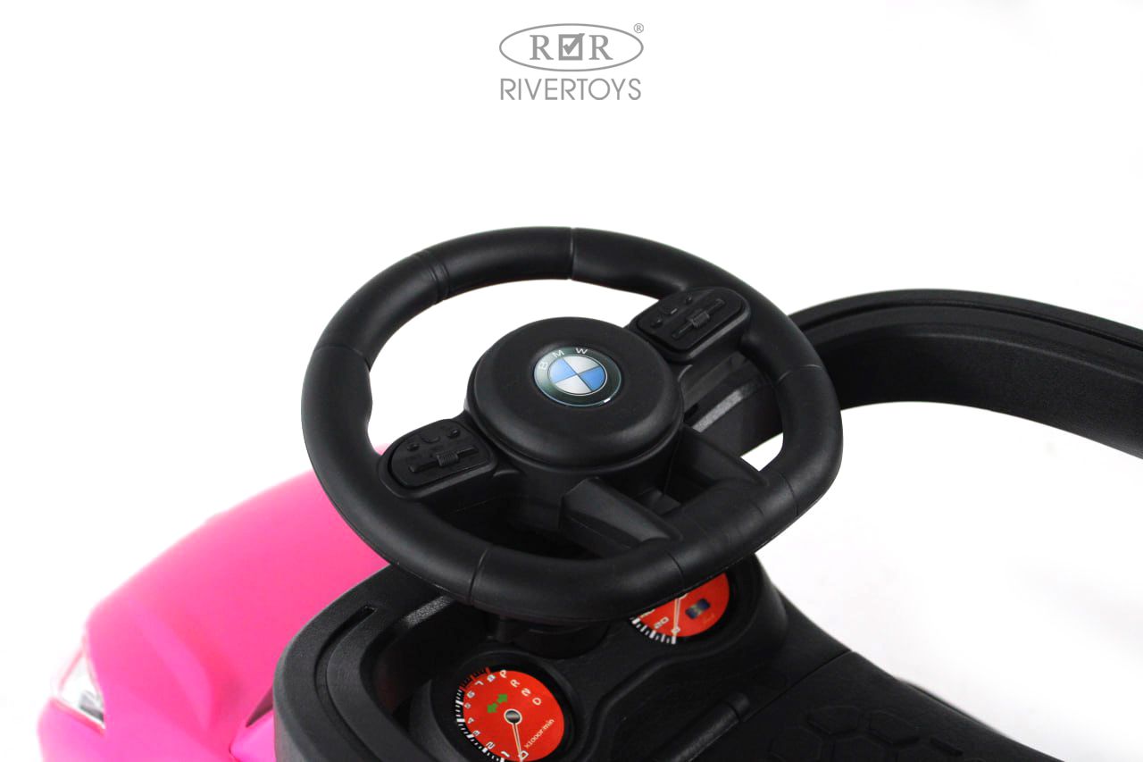 Каталка RIVERTOYS Z005ZZ-B-PINK розовый - фото 11