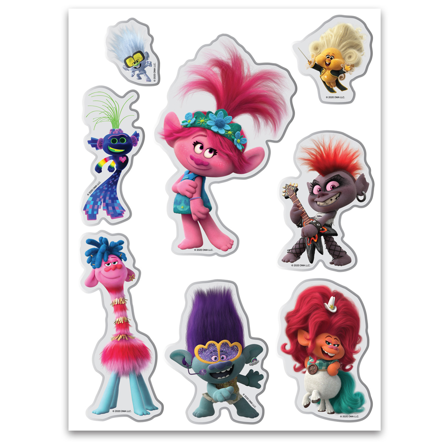 Наклейки ND PLAY Тролли - фото 1