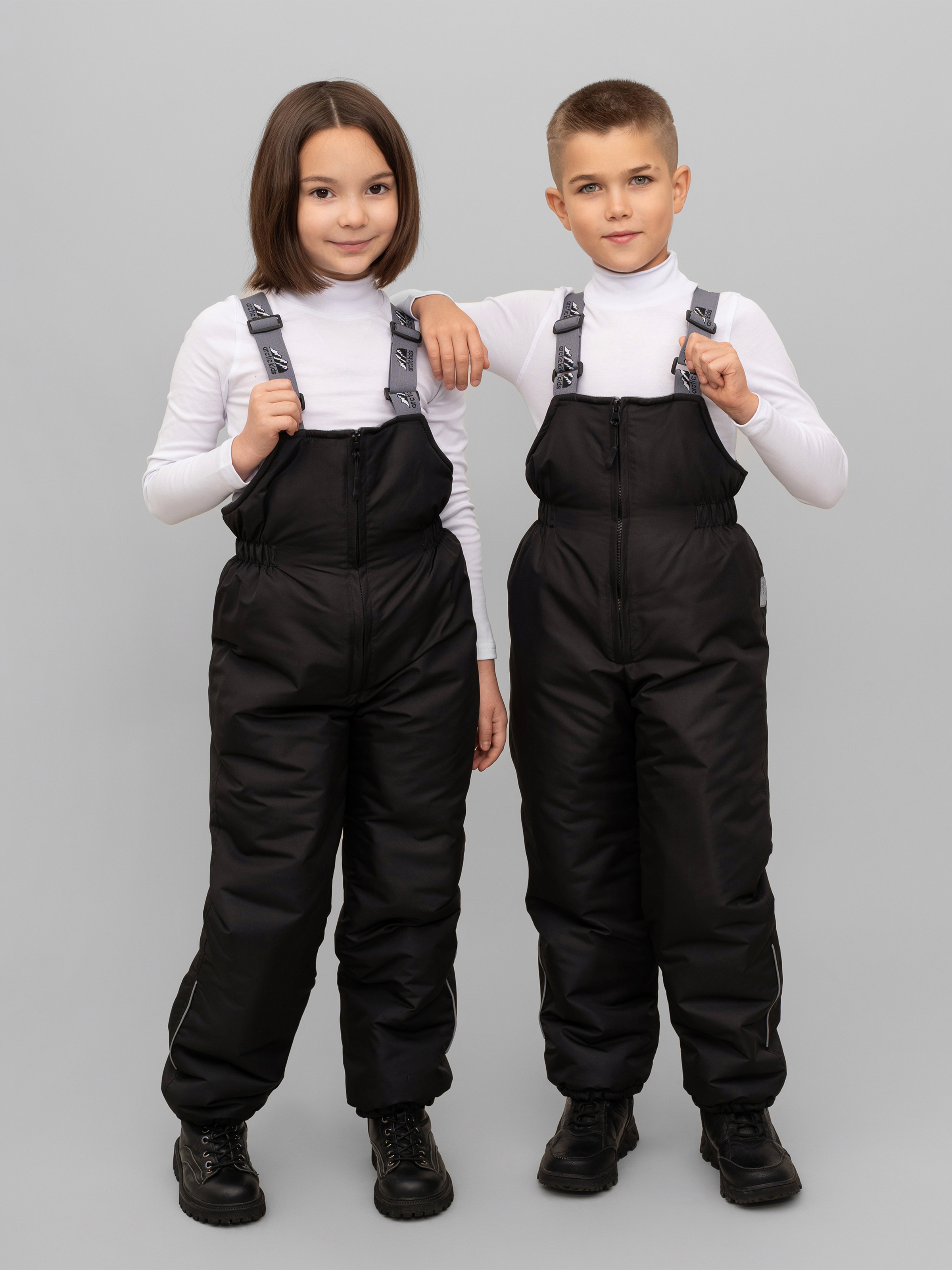 Полукомбинезон Arctic kids 60-010 черный - фото 31