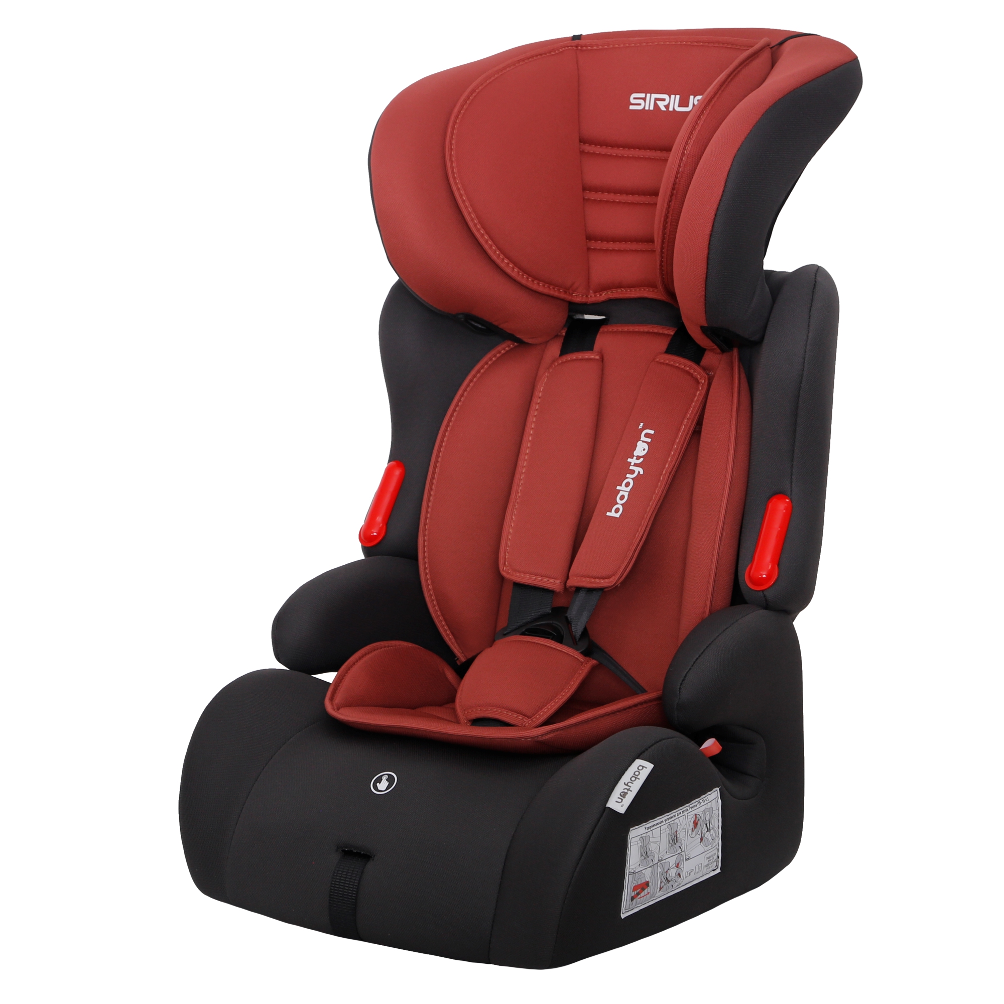 Автокресло Babyton Sirius I/II/III clay grey 1/2/3 (9-36 кг) - фото 12