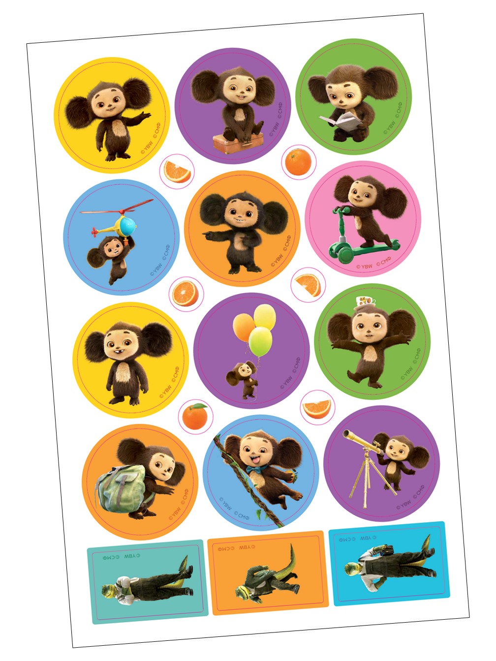 Комплект Чебурашка 1000 и 1 головоломка + Раскраска с наклейками - фото 10