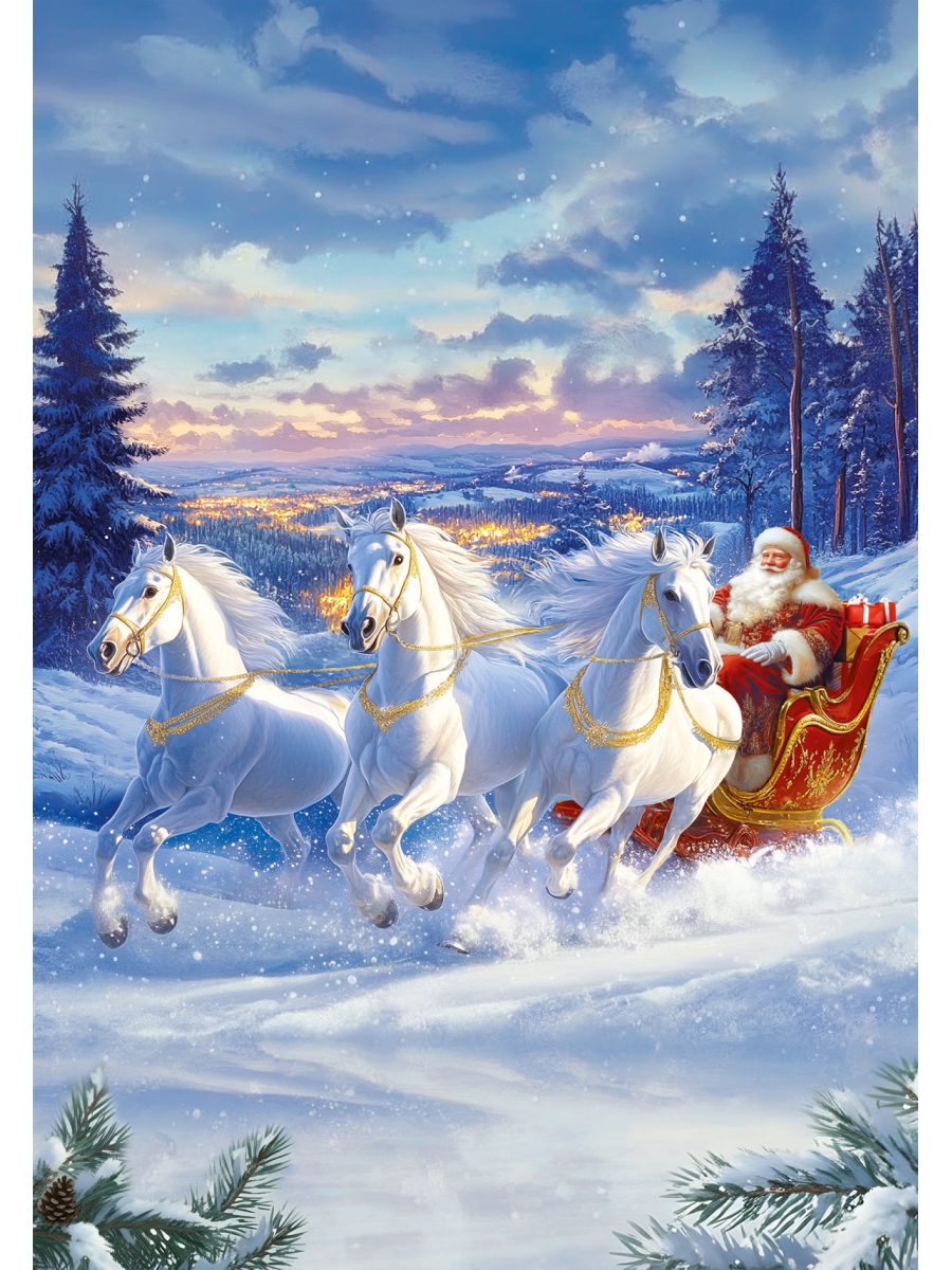 Блокнот Prof-Press Новогодние открытки 32 лист. - фото 22