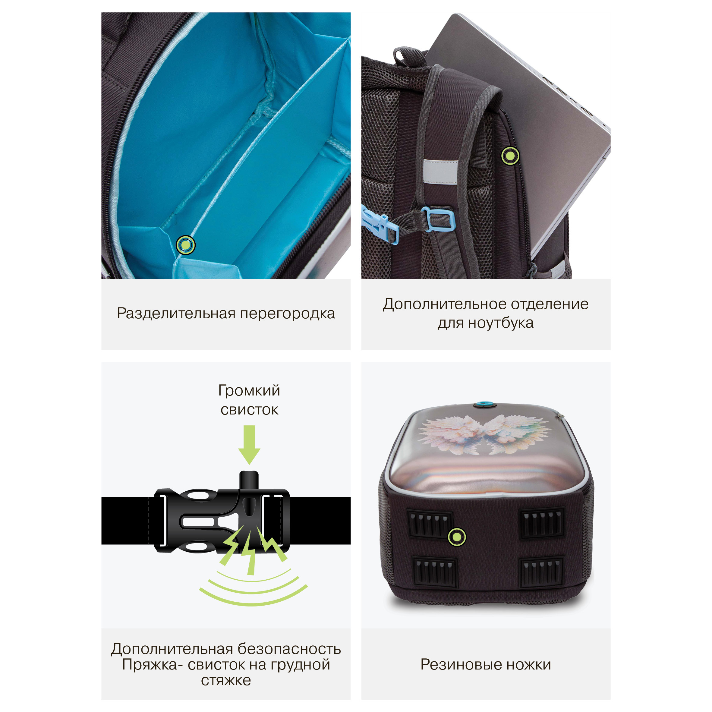 Ранец Grizzly для девочки - фото 12