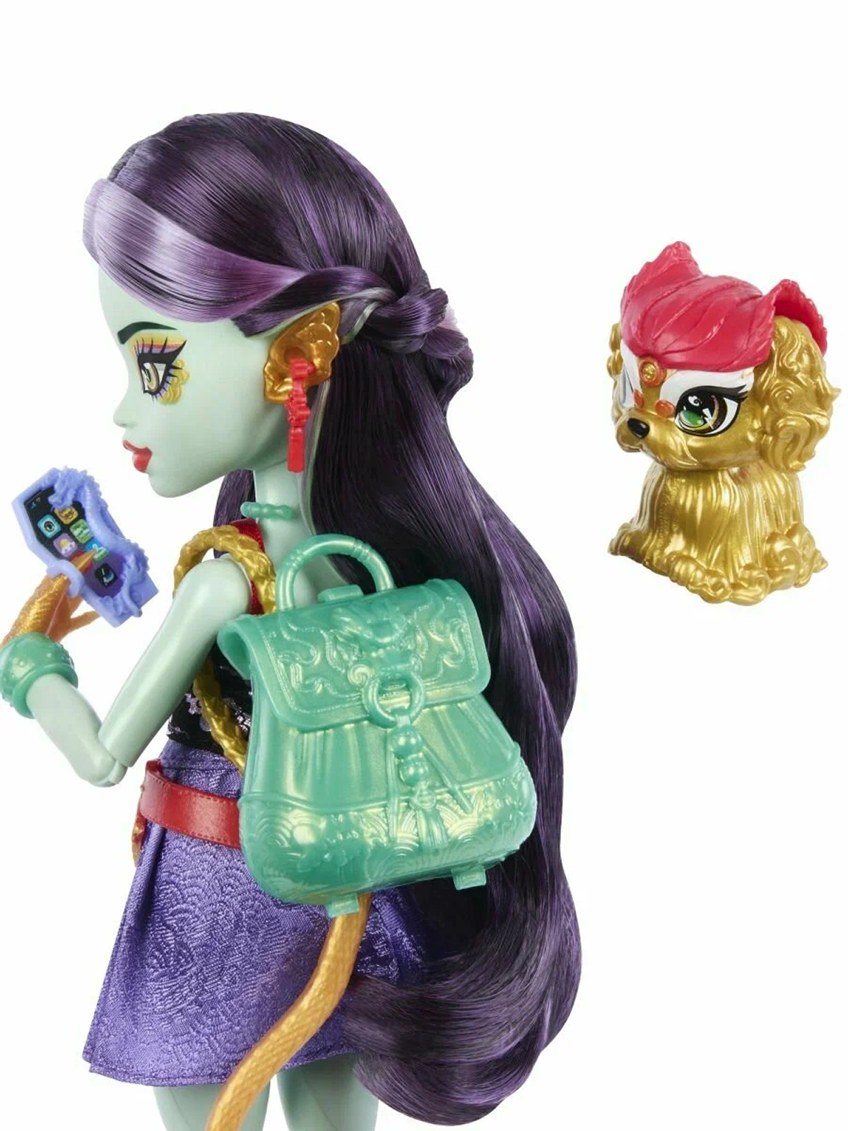 Кукла модельная Monster High Monster High Jinafire Long с питомцем HYV58 HYV58 Jinafire Long - фото 6