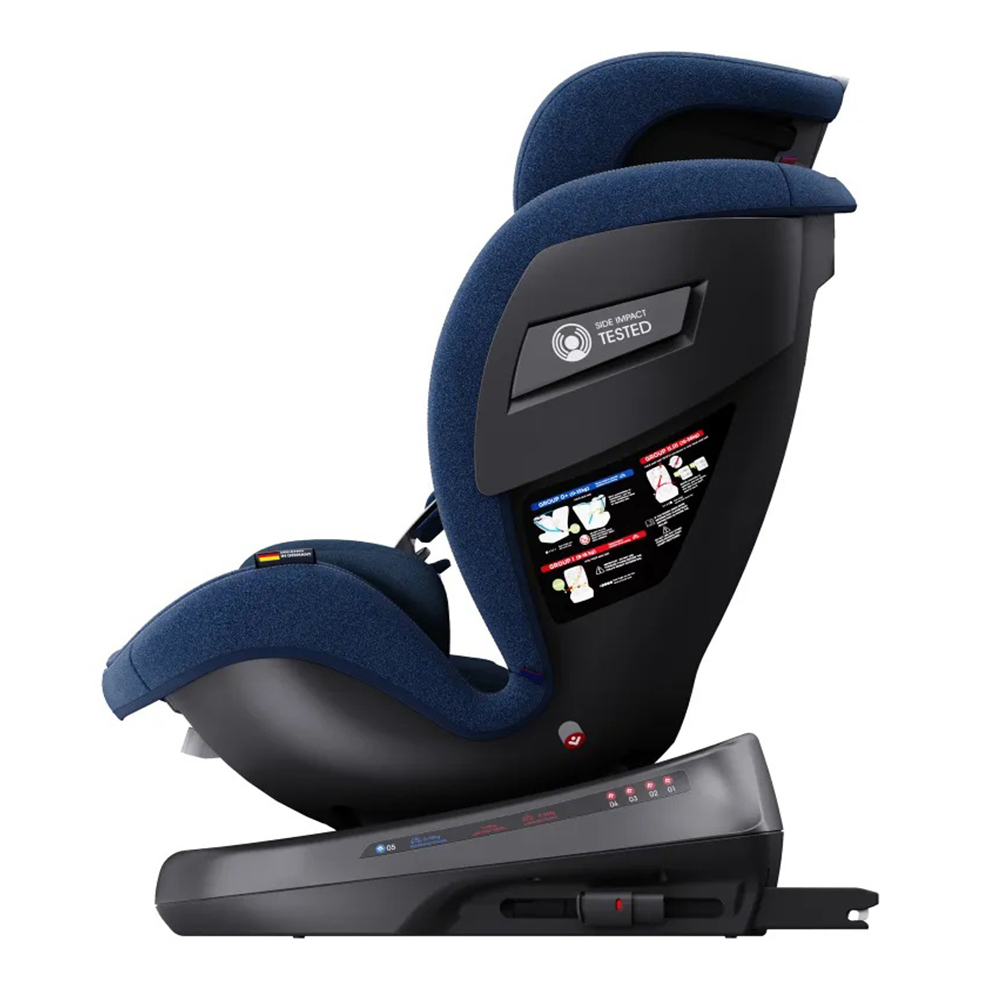 Автокресло KLEE Rapid 360 Fix Isofix 0+/1/2/3 (0-36 кг) синий - фото 4