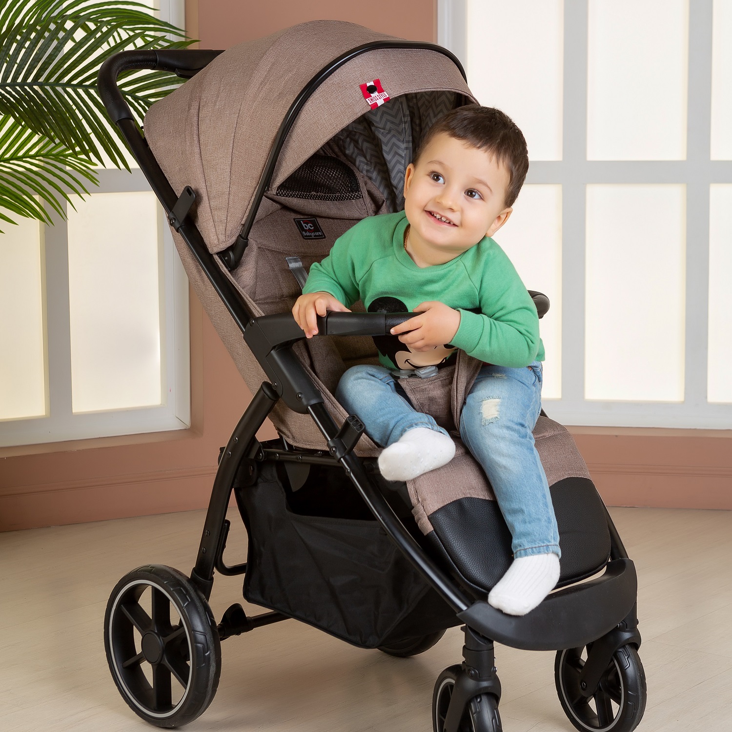 Коляска прогулочная BabyCare Venga Тёмно-серый серый - фото 10