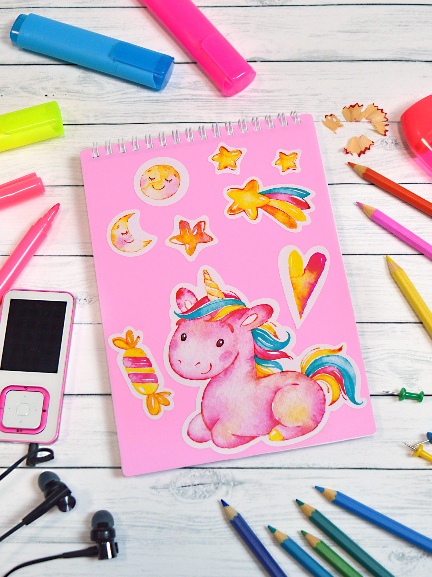 Декоративные наклейки Дрофа-Медиа Единорожки 4215 - фото 6