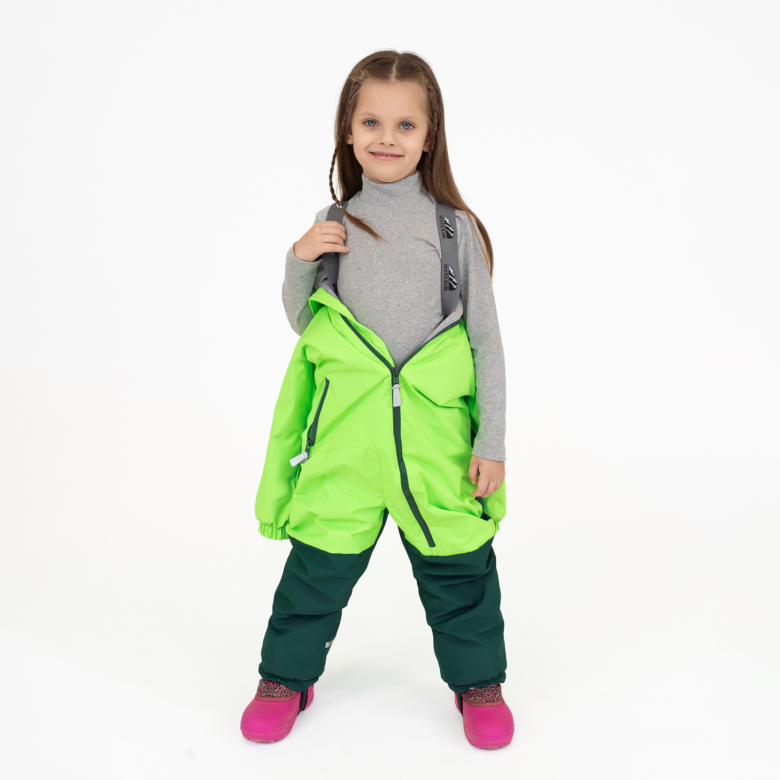 Комбинезон Arctic kids 30-042 зеленый - фото 12