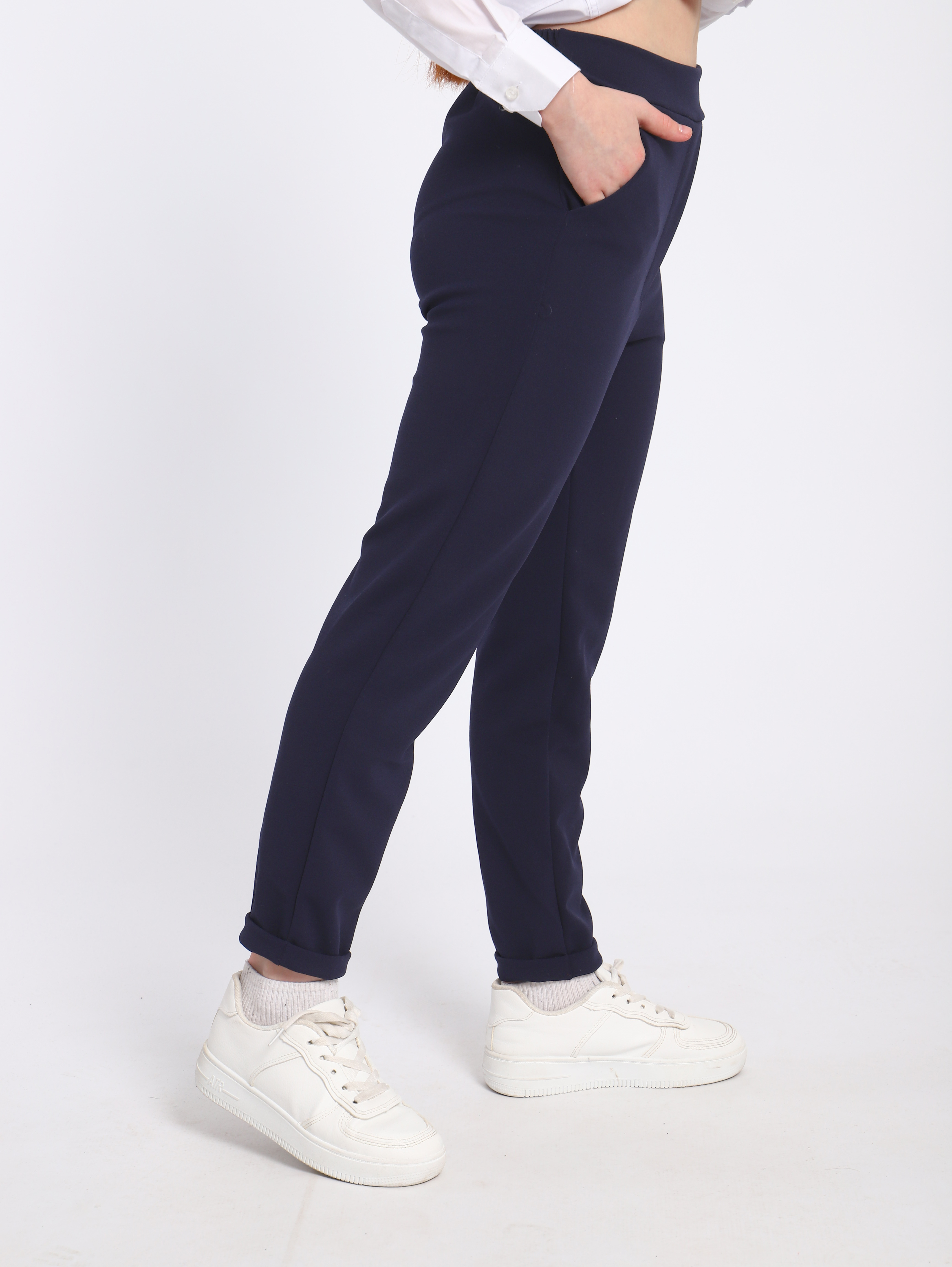 Брюки ЛАДОШКИ Брюки Мира синий - фото 9