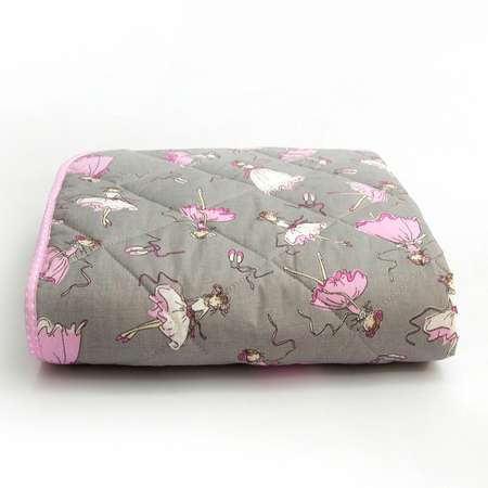 Коврик Amarobaby Soft Mat Мечта стеганный Серый-Розовый