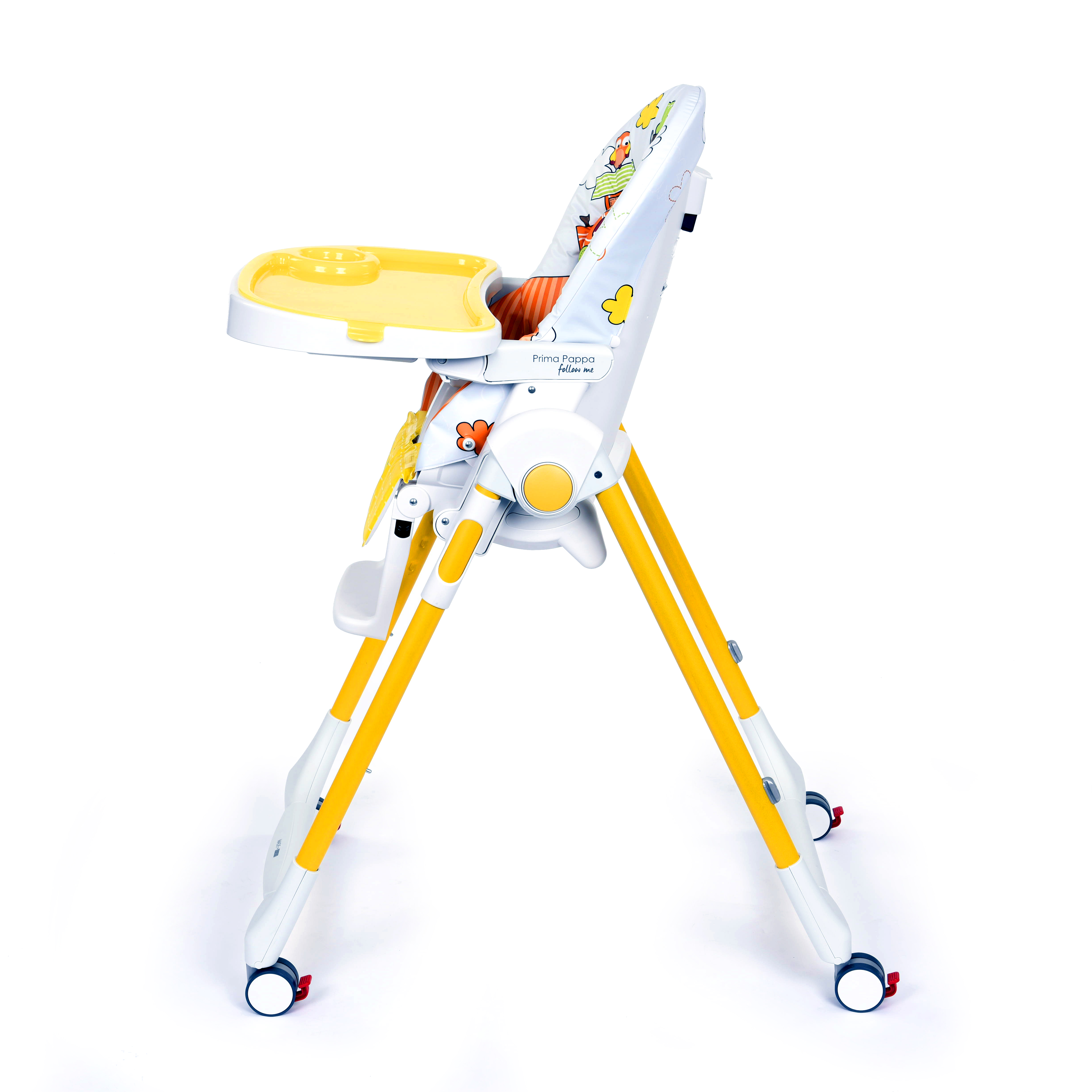 Стульчик для кормления Peg-Perego Prima Pappa Follow Me желтый - фото 11