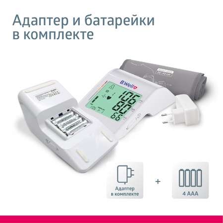 Тонометр B.Well Автоматический MED-55 + адаптер