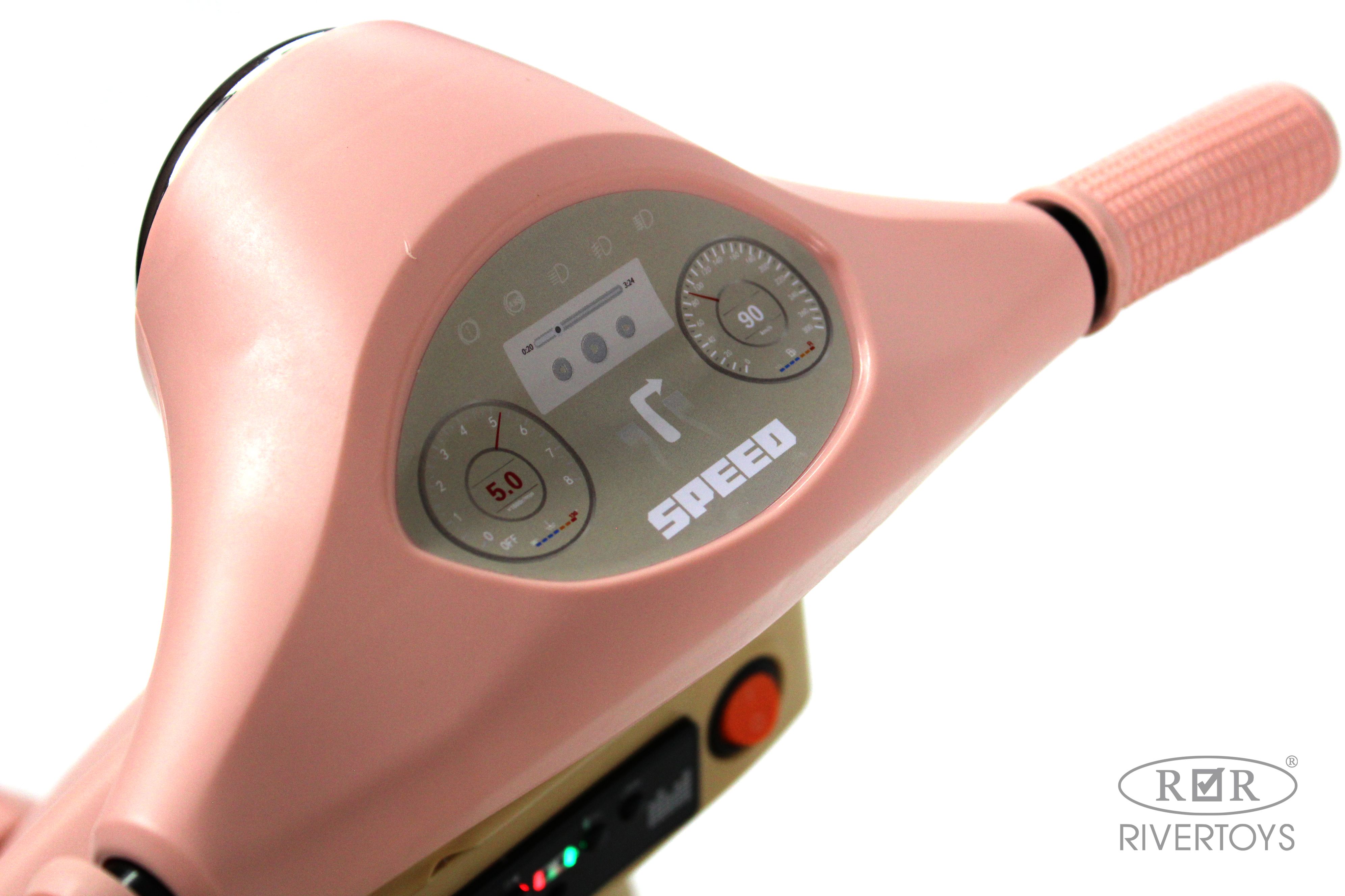 Электромобиль RIVERTOYS K444PX-A-PINK - фото 9