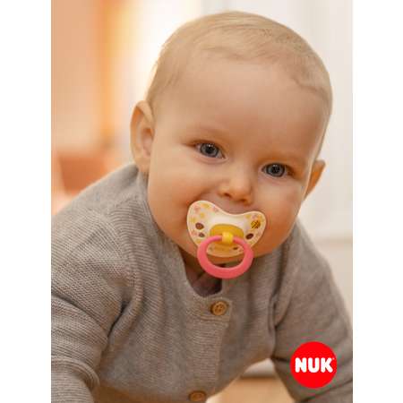 Пустышка Nuk силикон ортодонтическая от 0 мес. 2 шт.