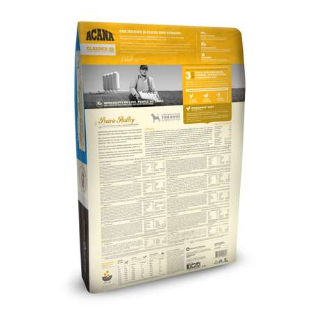 Корм для собак ACANA 6кг Classics Prairie Poultry цыпленок