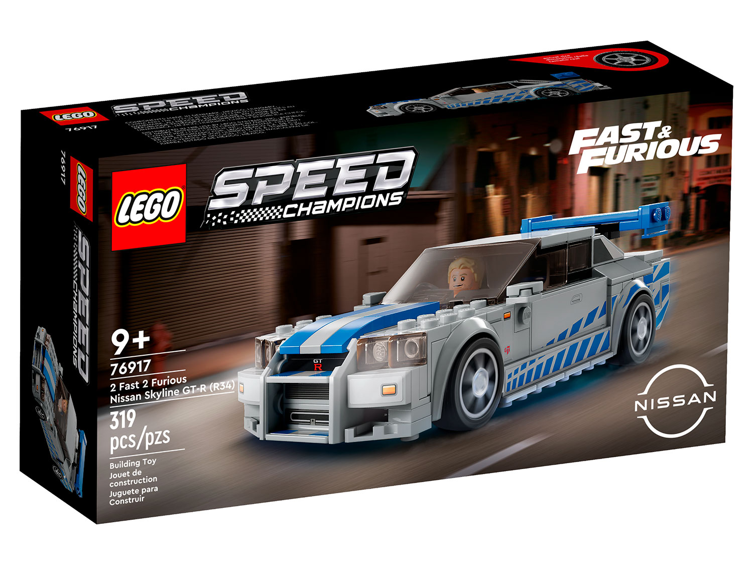 Конструктор LEGO Speed Champions Skyline GT-R блочный - фото 9