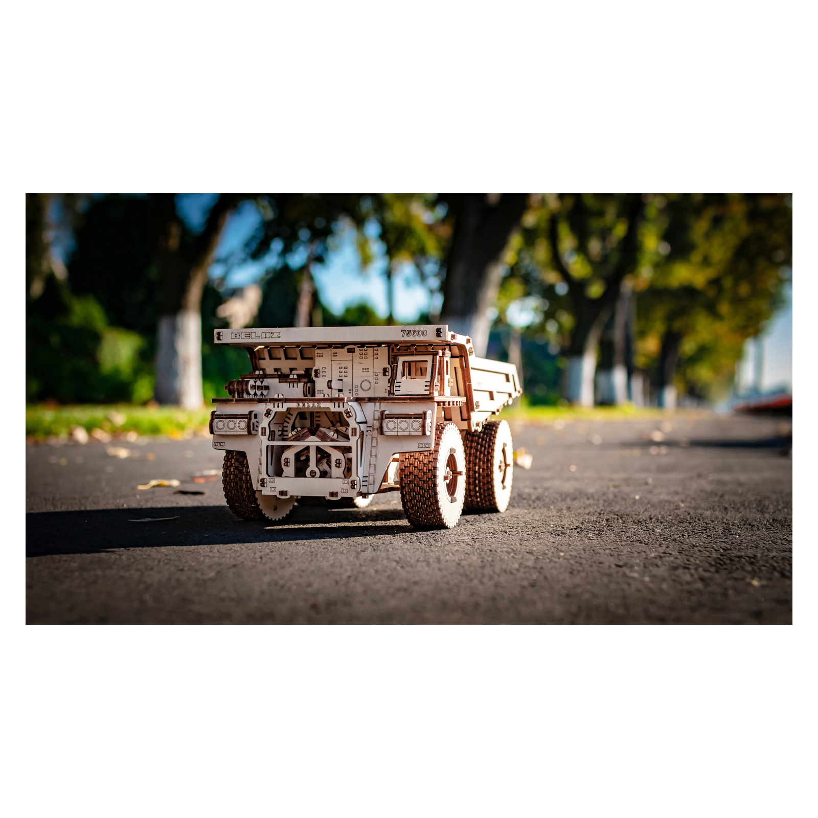 Конструктор Eco Wood Art Belaz 75600 деревянный 307 дет. - фото 7