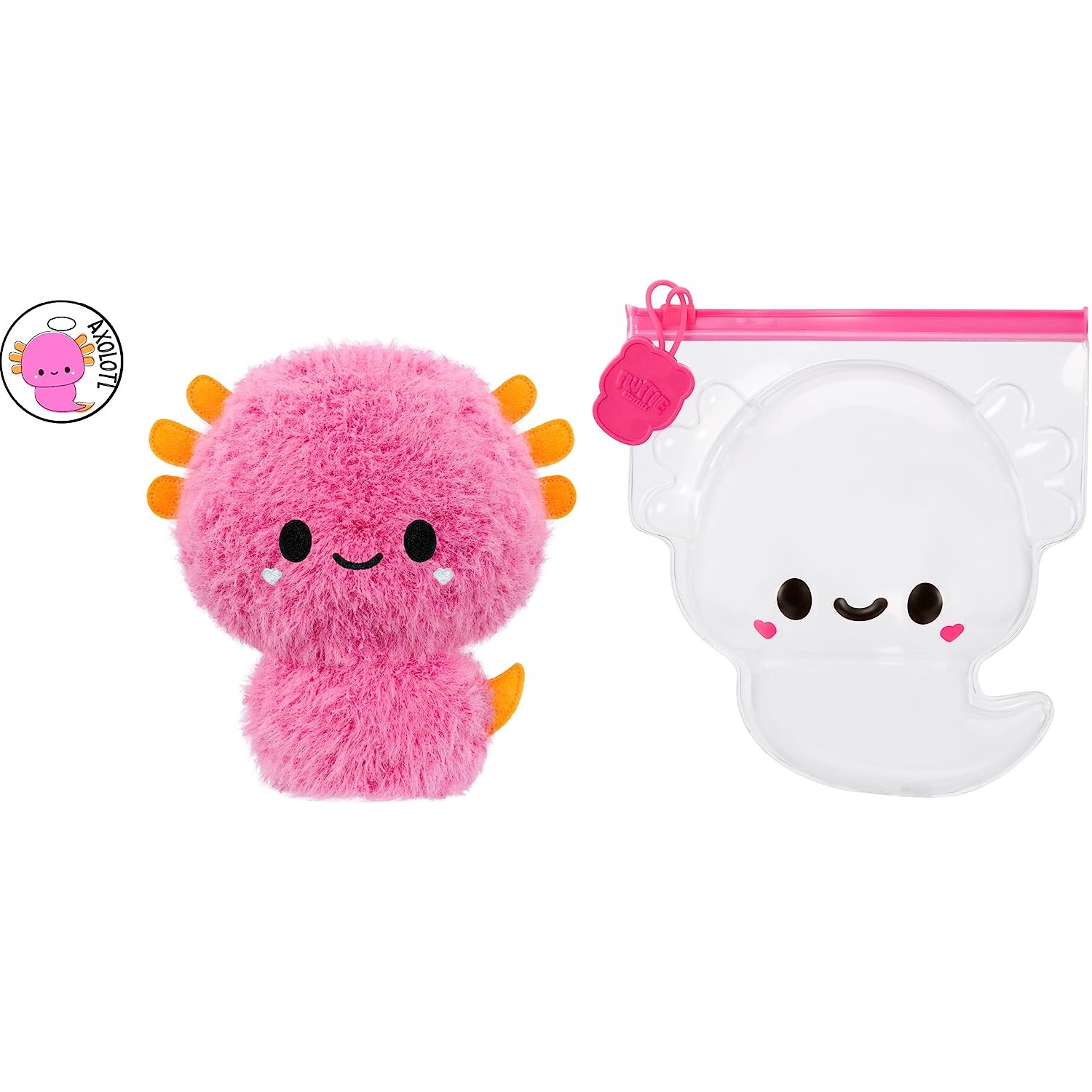 Мягкая игрушка FLUFFIE STUFFIEZ аксолотль 25 см - фото 6
