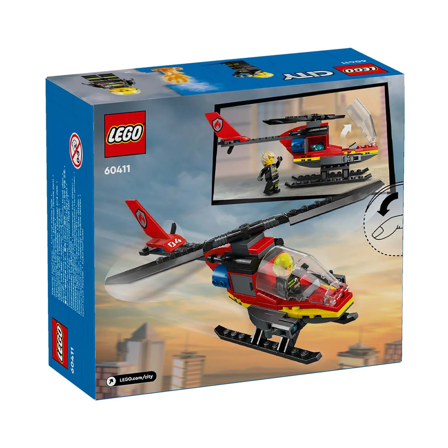 Конструктор LEGO City Пожарно-спасательный вертолет - фото 11