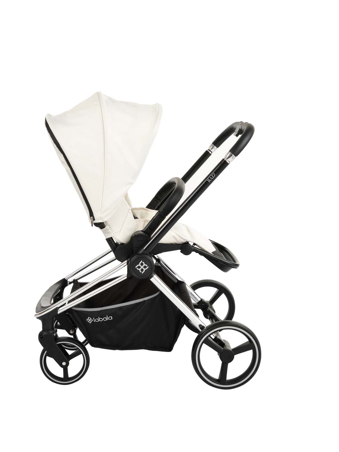 Коляска 2в1 Labala Raiz white - фото 14