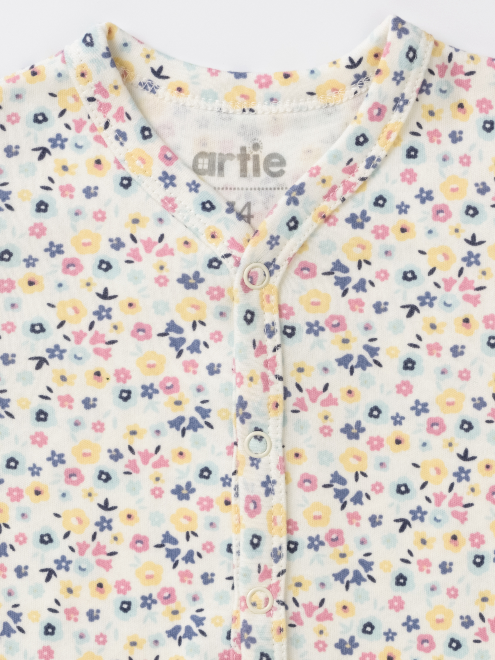 Комбинезон 2 шт artie S25B15K2-1502D/Молочный-сиреневый - фото 3