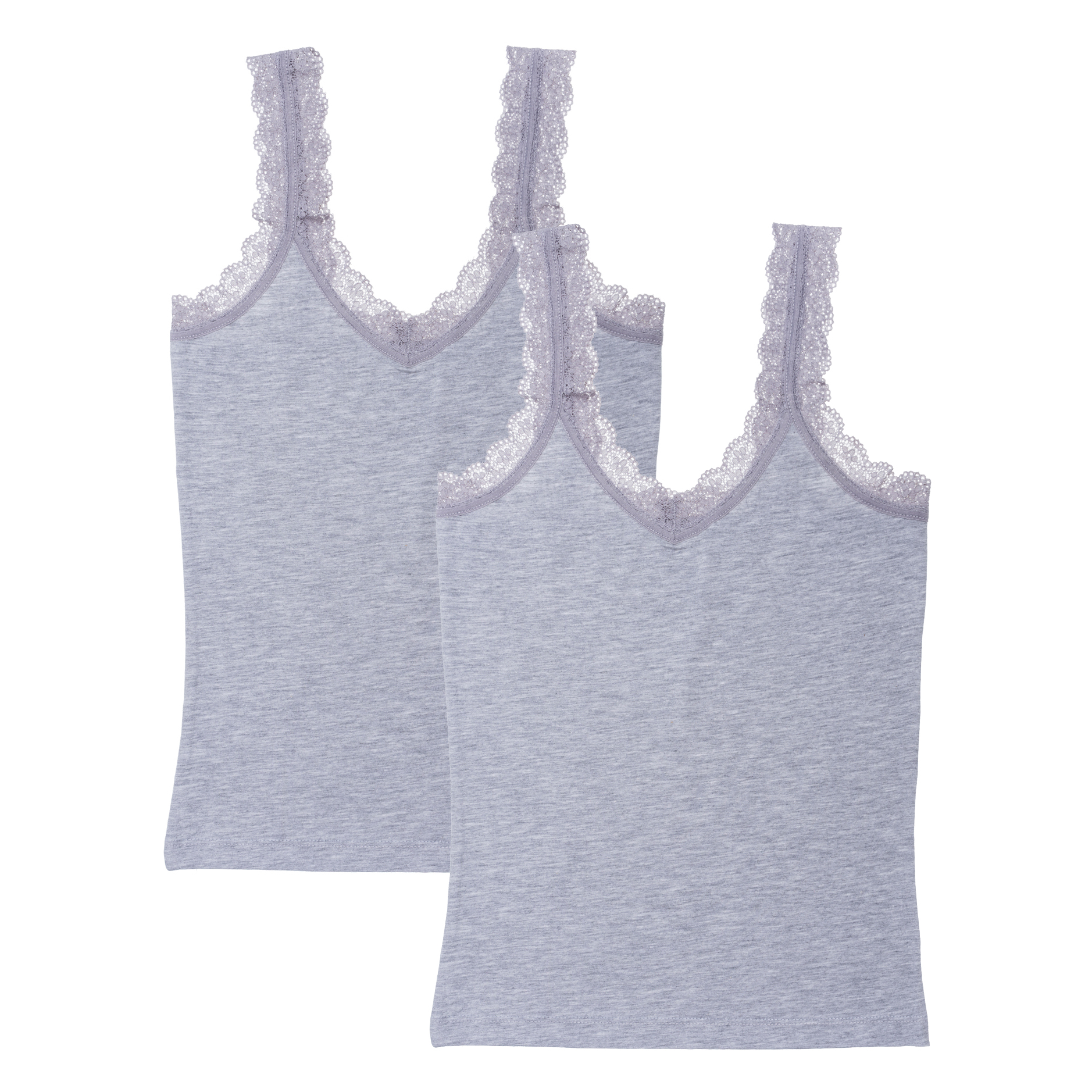 Майка 2 шт Белый слон 394 Серый 2 шт. - фото 1