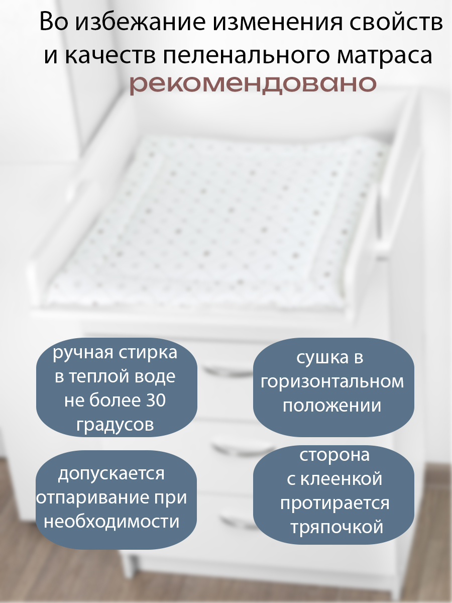 Матрас для пеленания БОНЯМ двухсторонний - фото 4