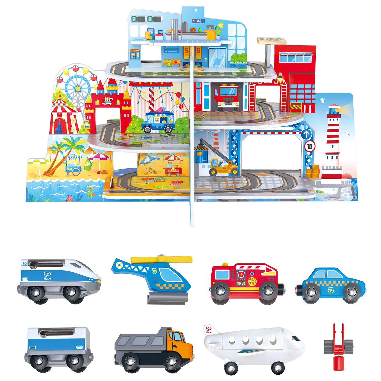 Набор железнодорожный Hape E3768_HP - фото 3