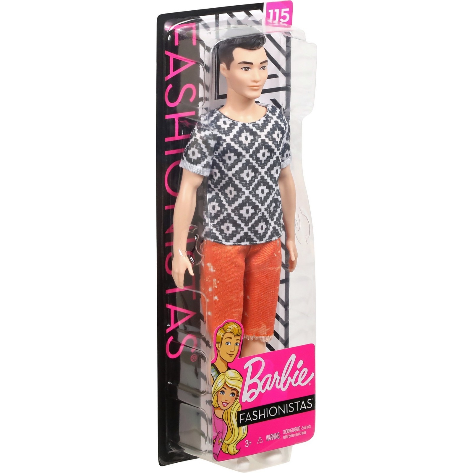 Кукла модельная Barbie Fashionistas DWK44/FXL62 - фото 3