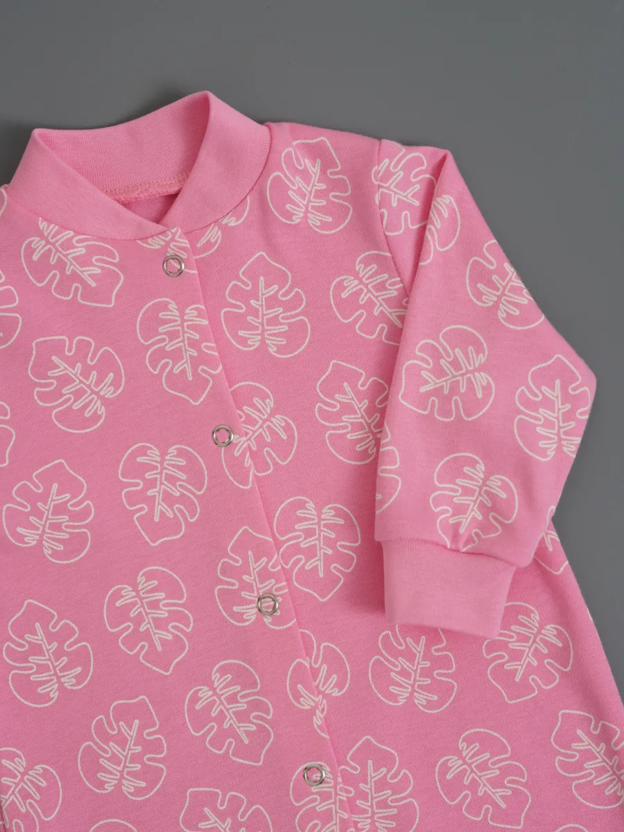 Комбинезон 3 шт Супер Пупс нбр/3пр/ком/сл/SK18розовыйлисточкиветочки - фото 16