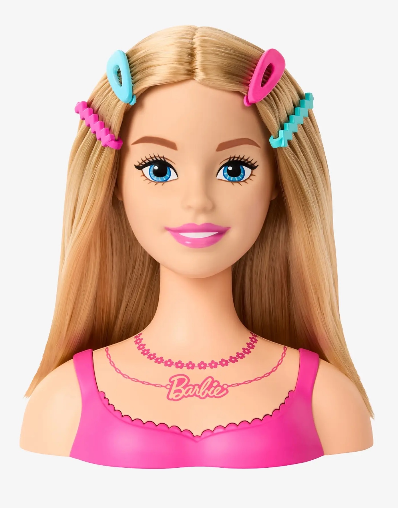 Игрушка Barbie торс для причесок Mattel Блондинка и аксессуары - фото 4