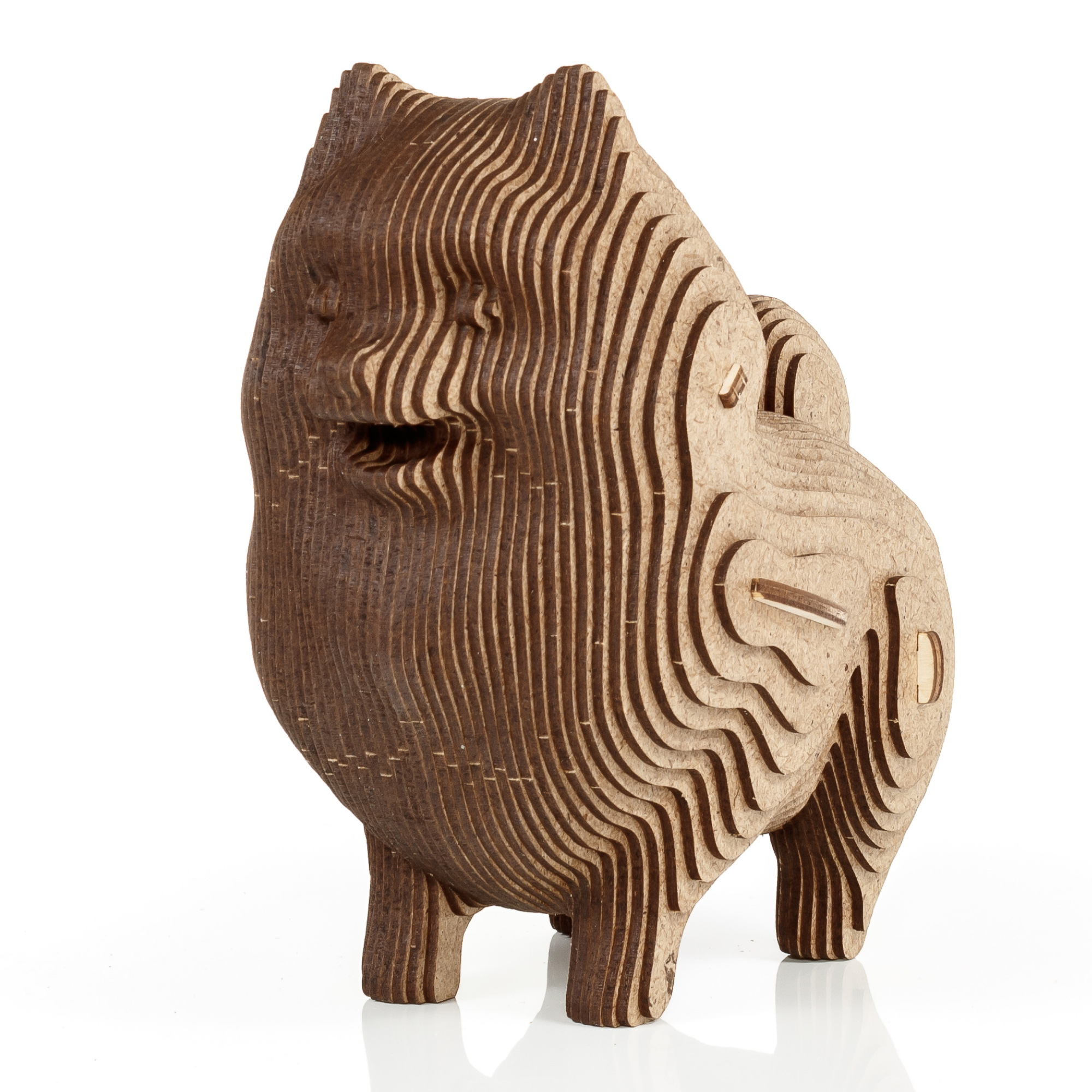 Конструктор Eco Wood Art Собачка деревянный 74 дет. - фото 4