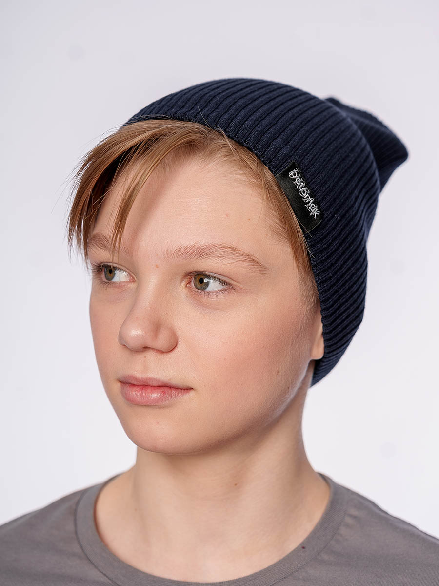 Шапка Potomok 14w24-244син - фото 1