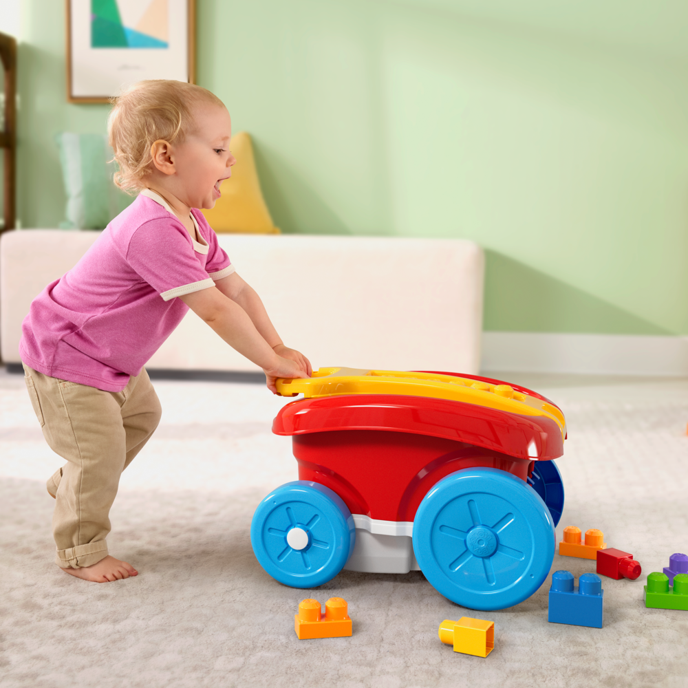 Конструктор Mega Bloks Block Scooping Wagon 20 дет. - фото 16