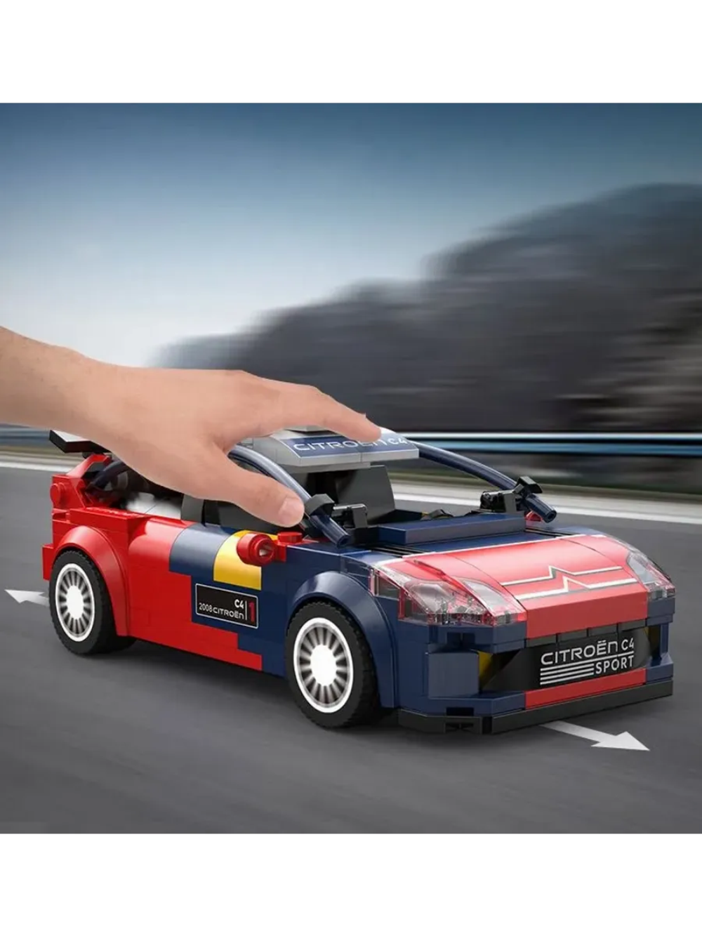 Конструктор CaDa Citroen C4 WRC 296 дет. - фото 9