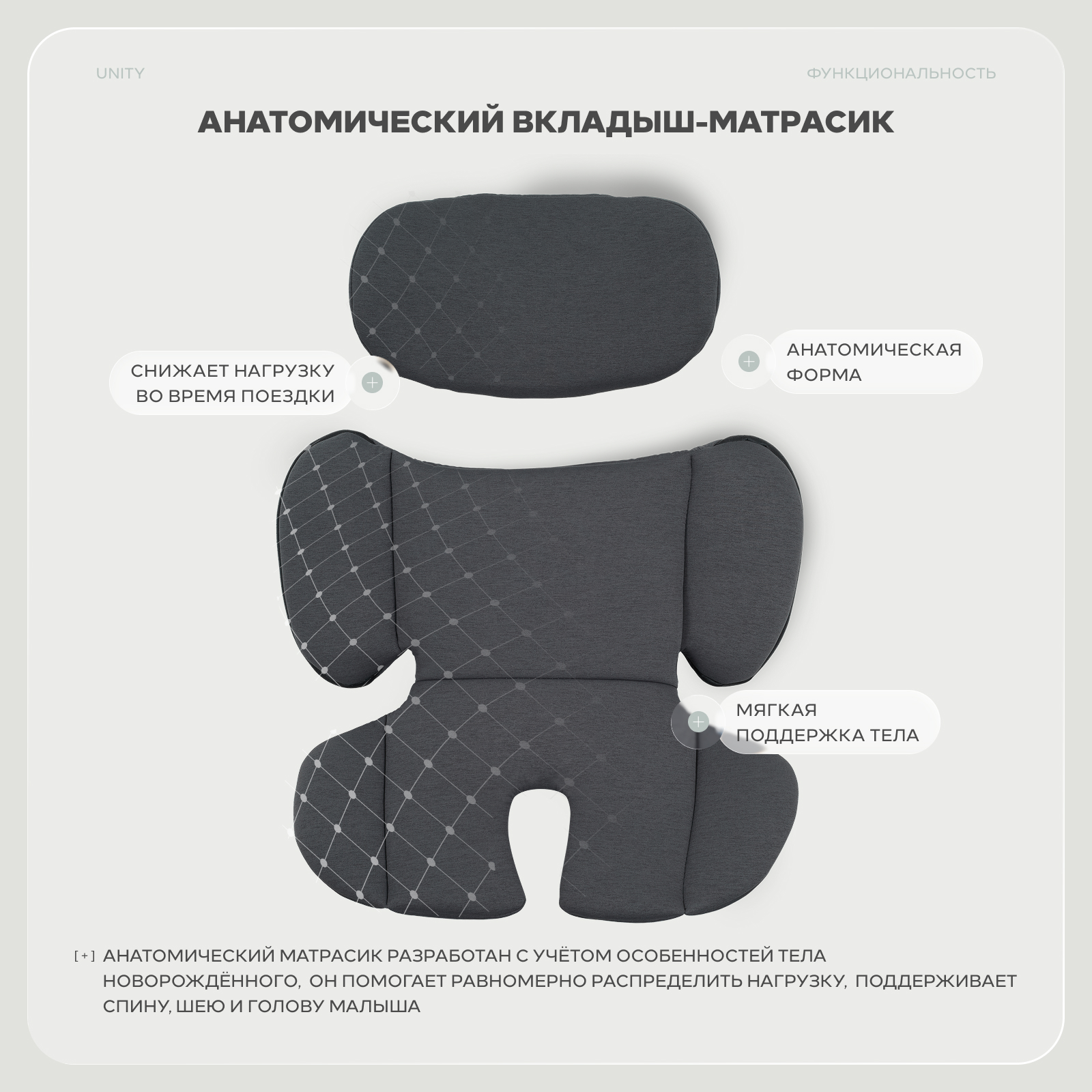 Автокресло Rant Basic Unity Pro 0+/1/2/3 (0-36 кг) серый - фото 11