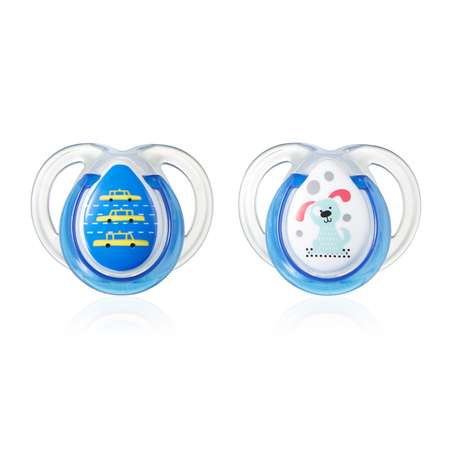 Пустышка Tommee tippee силикон от 0 мес. 2 шт.
