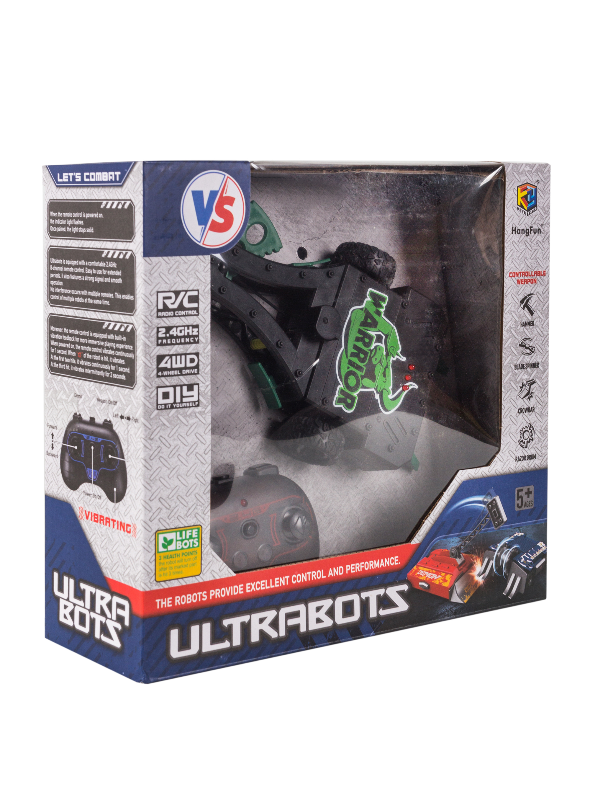 Робот РУ ULTRA BOTS Черный бык - фото 8
