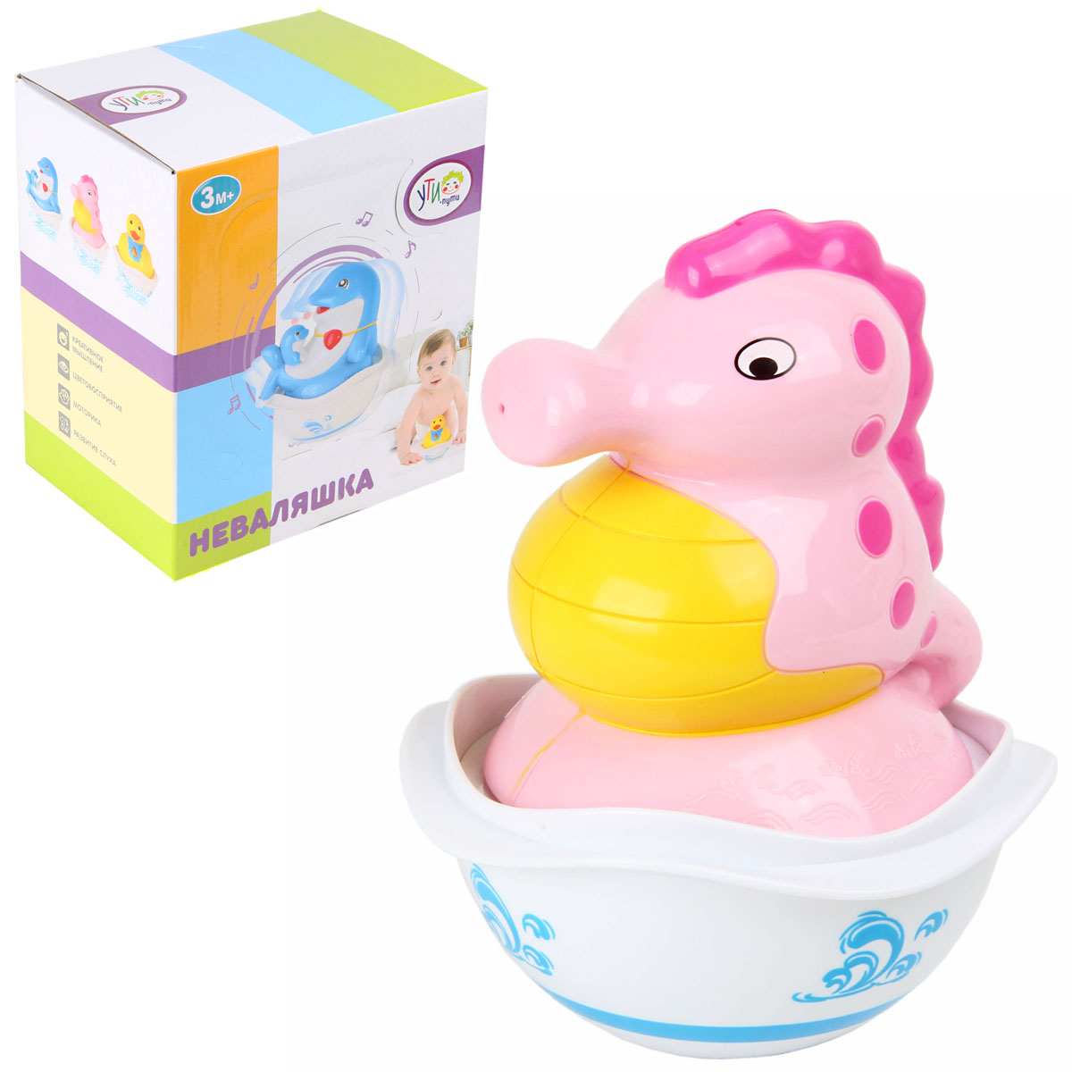 Игрушка УТИ ПУТИ неваляшка Морской конек - фото 2